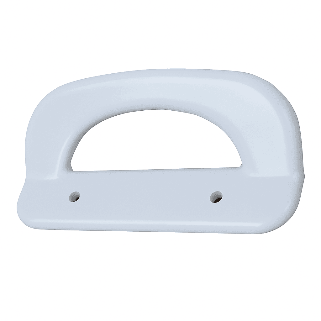 Maniglia per Porta Smeralda a Soffietto Bianco Giava - 2