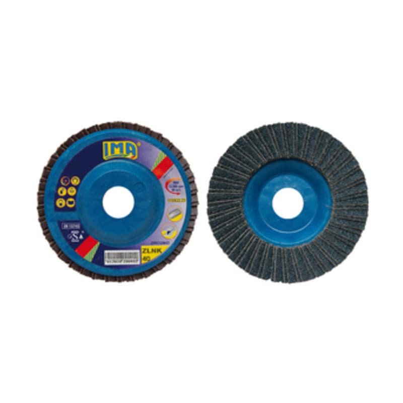 Disco Zirconio Lamellare Ø 115 mm Grana 100 Ima 10 Pezzi - 2