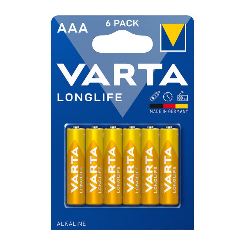 Varta Batt Longlife Alcalina Ministilo Bl Varta 10 Blister 6 Pezzi