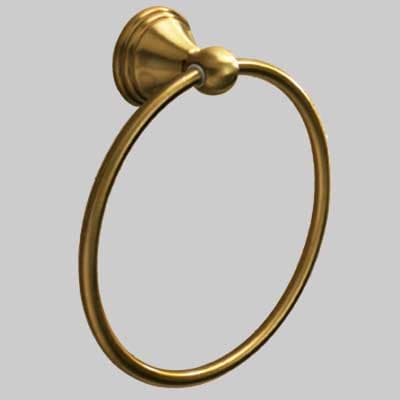 Portasalviette ad Anello Romance Ottone Bronzato Gedy - 2