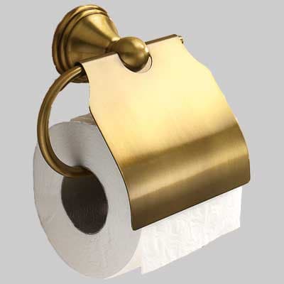 Portarotolo Chiuso Serie Romance Ottone Bronzato Gedy - 2