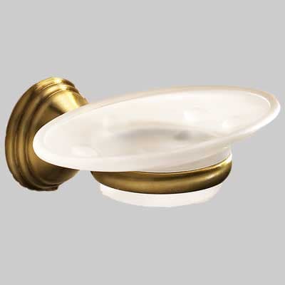 Portasapone Romance Ottone Bronzatovetro Gedy - 2