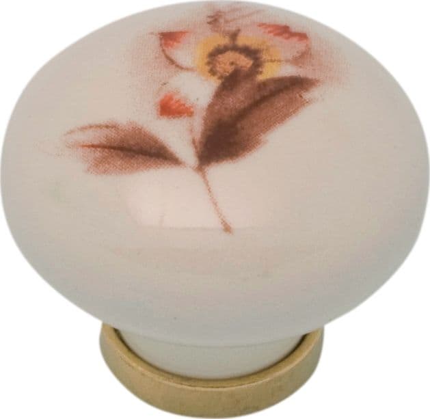 Pomolo Porcellana Tondo con Base F 5 31 x 26 mm* 25 Pezzi – Idroweb
