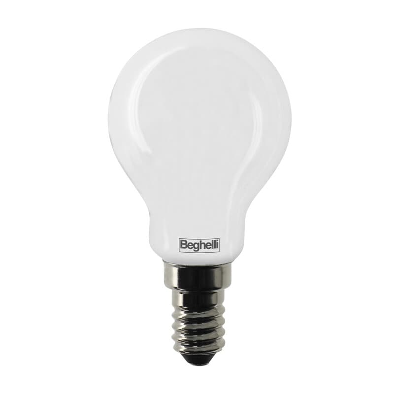 Beghelli LED Tv Sfera E14 5W 56541 Calda 3000K 10 Pezzi - 2