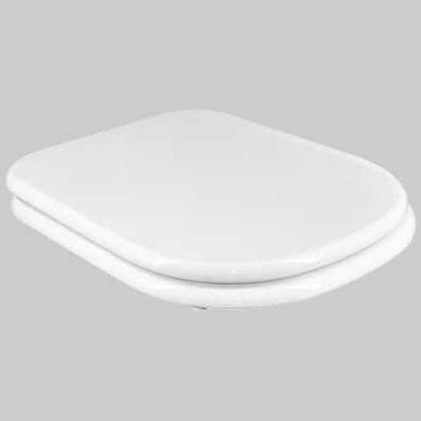 Copriwater Sedile WC MDF Poliesterato M172 Bianco Seba - 2