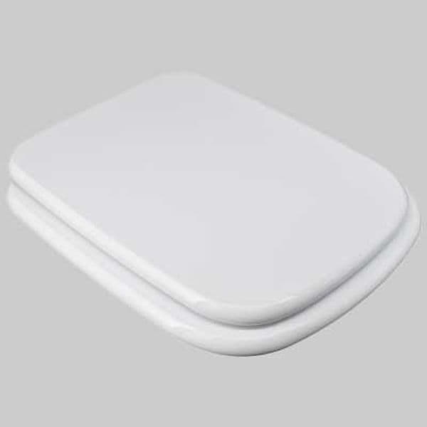 Copriwater Sedile WC MDF Poliesterato M168 Bianco Seba - 2