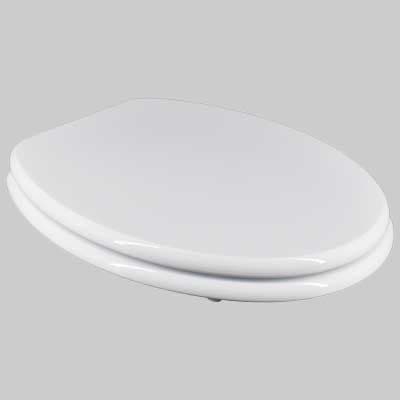 Copriwater Sedile WC MDF Poliesterato Universale Bianco Seba - 2