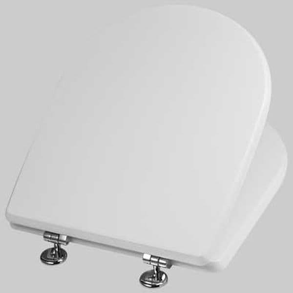Copriwater Sedile WC MDF Laccato L114 Bianco Savinidue - 2