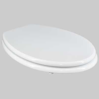 Copriwater Sedile WC MDF Poliesterato M102 Bianco Seba - 2