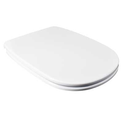 Copriwater Sedile WC Termoindurente T142 Bianco Soft Close Seba - 2