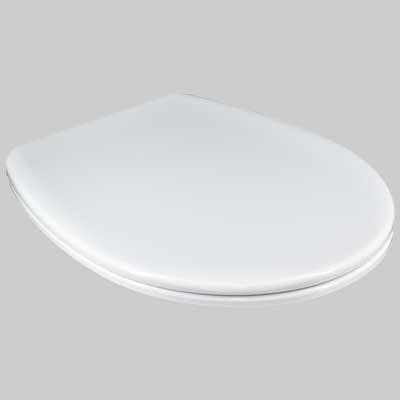 Copriwater Sedile WC Termoindurente Universale Soft Close Bianco - 2