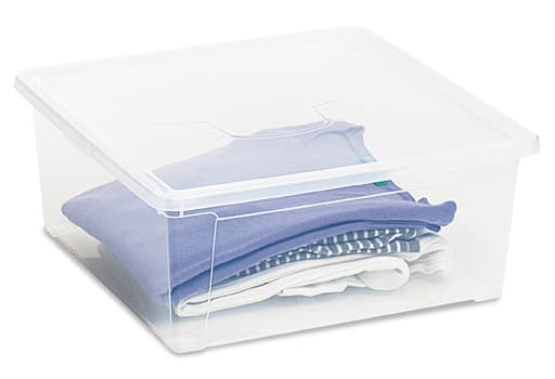 Contenitore Easy Box con Coper 40 x 40XH16 Cm Trasp 21 Pezzi - 2