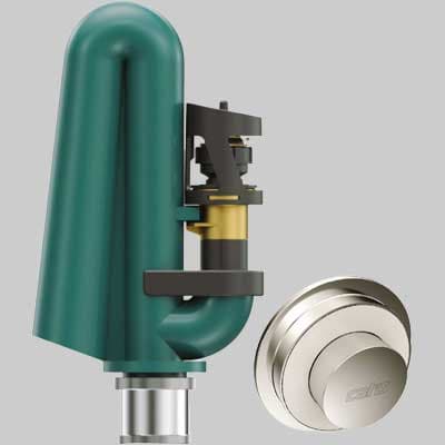 Sistema di Scarico Ecostop Catis Pulsante Bianco - 2