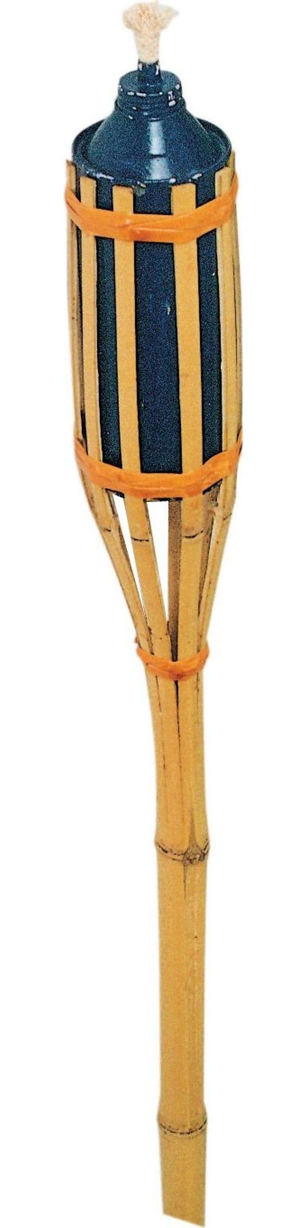 Torcia in Canna di Bamboo 120 cm con Serbatoio 0,625L 24 Pezzi - 2