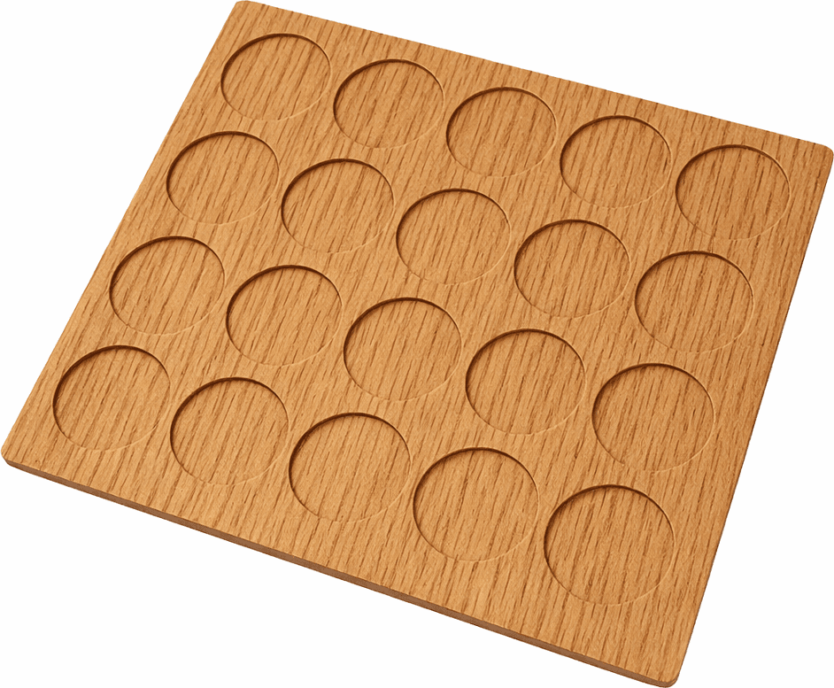 Tappo Copriforo Adesivo Ø 13 mm Rovere Venato 500 Pezzi – Idroweb