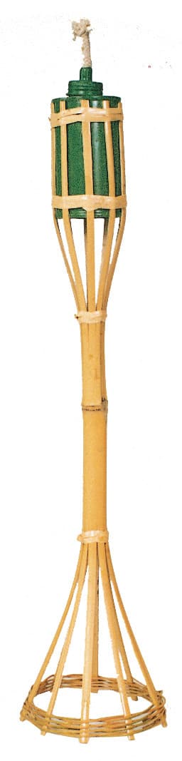 Torcia in Canna di Bamboo 50 cm i Giardini del Re 24 Pezzi - 2