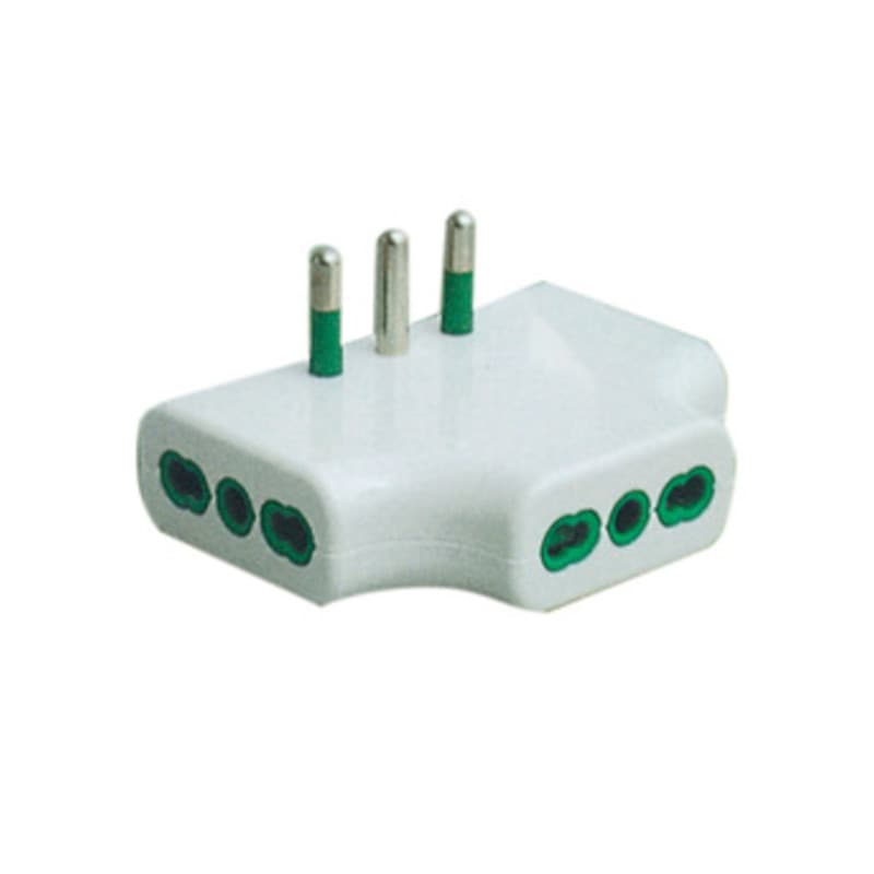 FME 82.220 ADATTATORE 16A 2P+T 3 PRESE 2P+T BIPAS- FANTON- 1,0 pz - 2