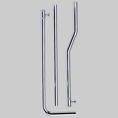 Tubo Esterno in Ottone per Cassetta Alta Finitura Cromato Cm 180 x Ø 30 - 2