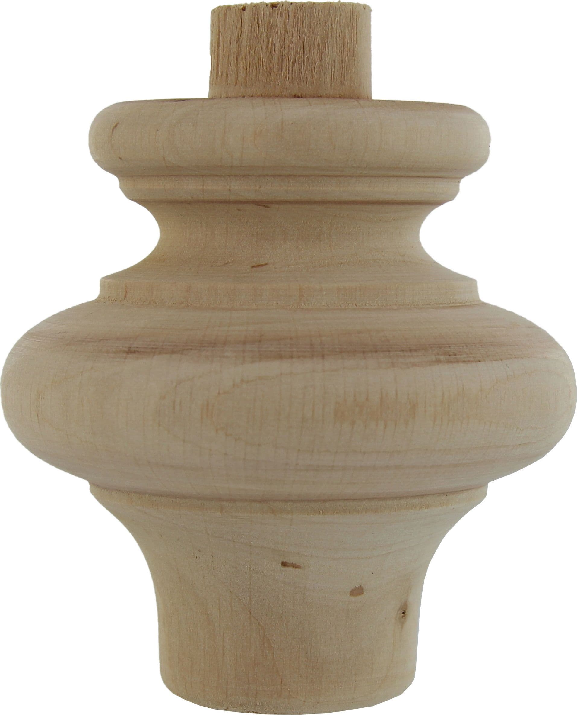 Piede in Legno Ontano 53014 80 x 80 mm 8 Pezzi - 2