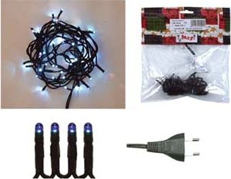 Luccioline Lineari per Interno Luci Blu 20 Luci LAMP.12V 2,60 m I Re Magi - 2