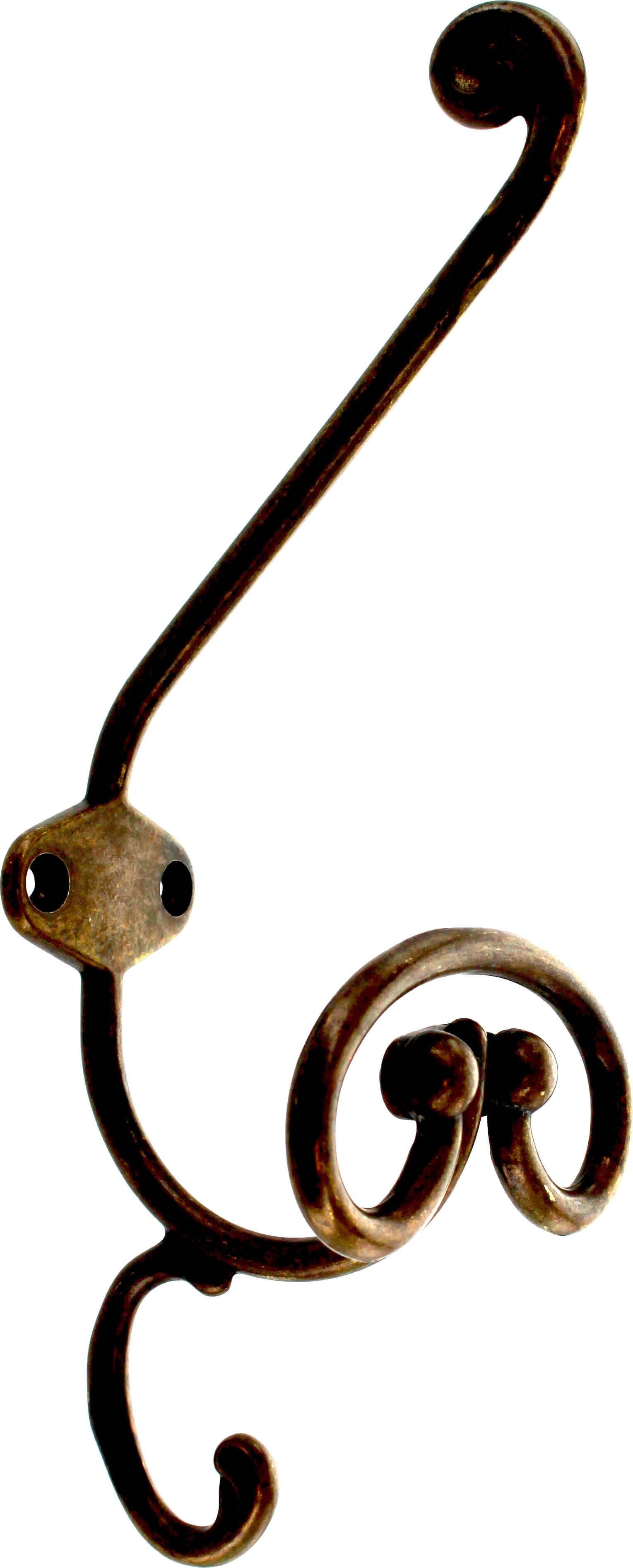 Appendiabiti Anticato 43005 75 x 205 mm Ottone** Metal Style 12 Pezzi - 2