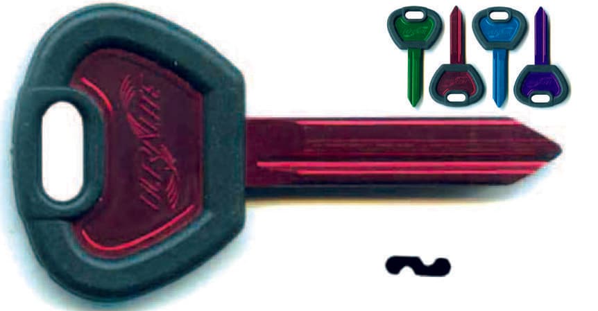 Chiavi Simplex per Auto Citroen Peugeot SX6U4 Ultralite Verdi Silca 5 Pezzi - 2