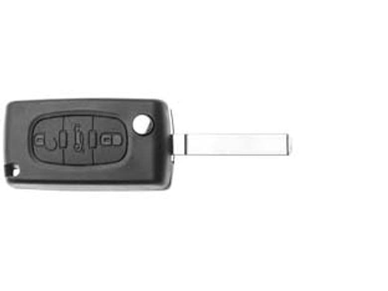 Cover Chiavi per Auto Citroen Peugeot VA2BRS8N 3 Bottoni Silca - 2
