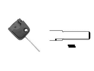 Cover Chiavi per Auto Audi Volkswagen HU66APRS Silca - 2