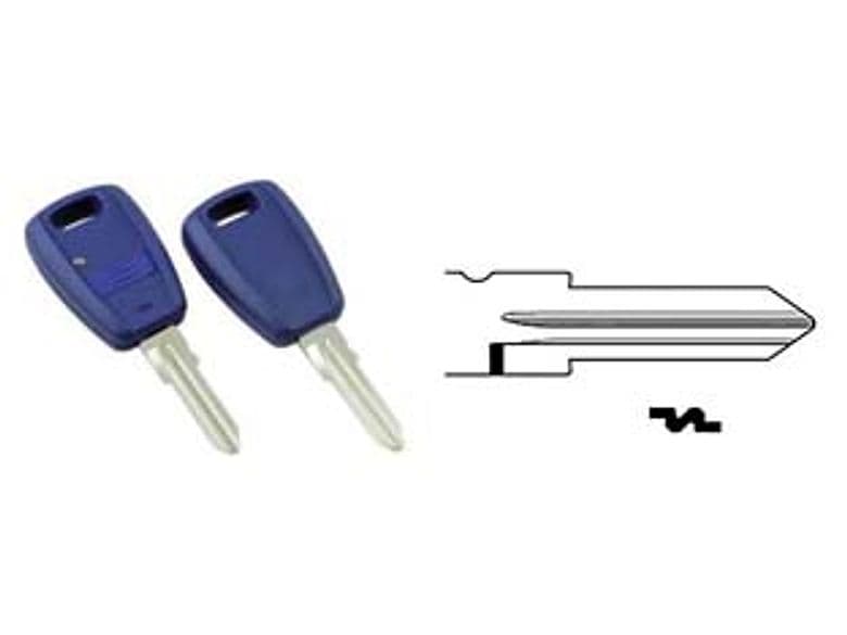 Cover Chiavi per Auto Fiat GT15RARS1 1 Bottone Silca - 2