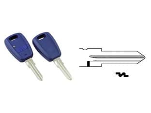 Cover Chiavi per Auto Fiat GT15RARS1 1 Bottone Silca - 2