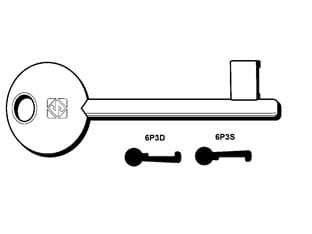 Chiavi Patent Passepartout Bonaiti, Iseo, Mp 6P3S Sx (ex 5012) 5 Pezzi - 2