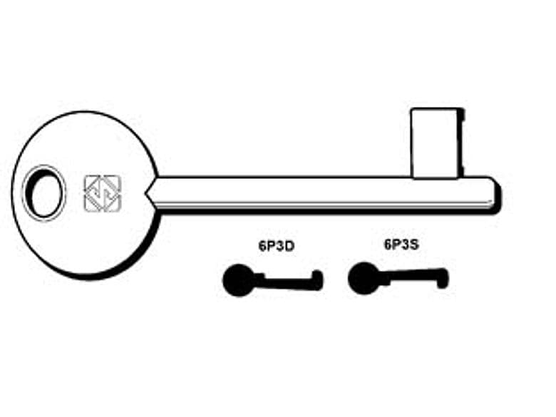 Chiavi Patent Passepartout Bonaiti, Iseo, Mp 6P3D Dx (ex 5012) 5 Pezzi - 2
