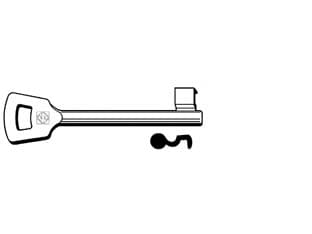 Chiave Patent Passepartout Nemef C6NFH4L Silca 5 Pezzi - 2