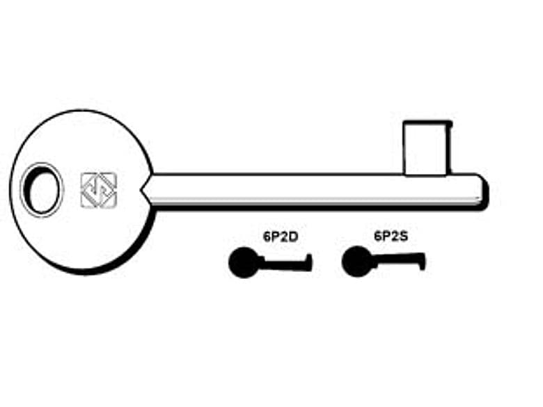 Chiavi Patent Passepartout Agb, Mp, Perino, Osmet 6P2S Sx (ex 5011) 5 Pezzi - 2