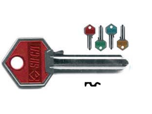 Chiavi per Cilindri Yale 6 Spine Grandi YA31SL Dx Slim Fluo Colori 10 Pezzi - 2