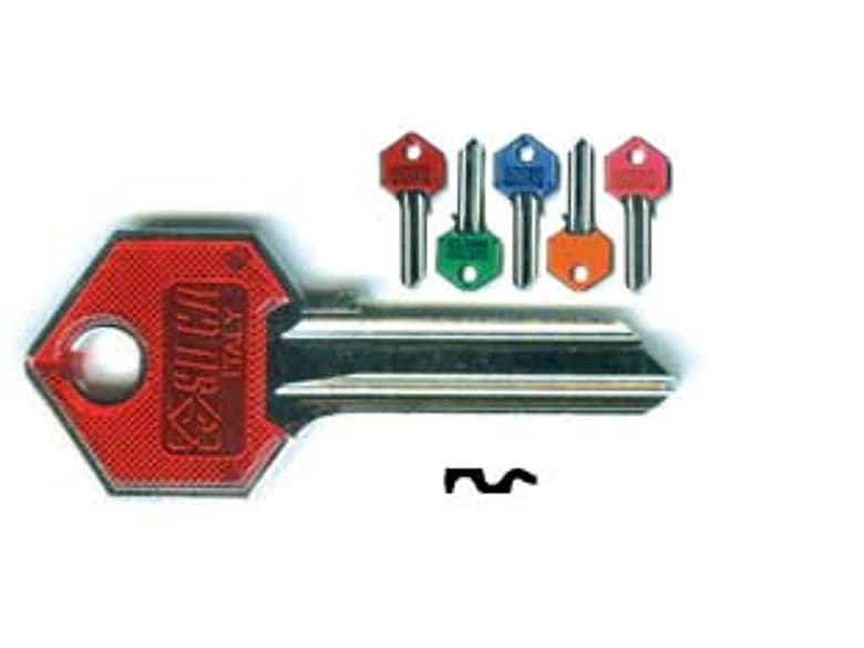 Chiavi per Cilindri Yale 5 Spine Grandi YA226SL Dx Slim Fluo 10 Pezzi - 2