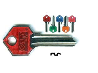 Chiavi per Cilindri Yale 5 Spine Grandi YA226SL Dx Slim Fluo 10 Pezzi - 2