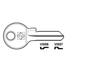 Chiavi per Cilindri Viro 5 Spine Piccole VI087 Sx Silca 20 Pezzi - 2