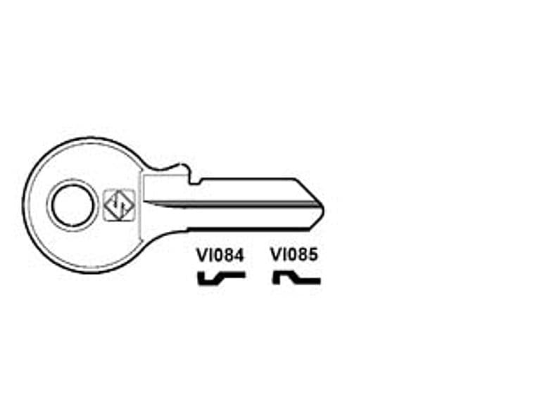 Chiavi per Cilindri Viro 4 Spine Piccole VI085 Sx Silca 10 Pezzi