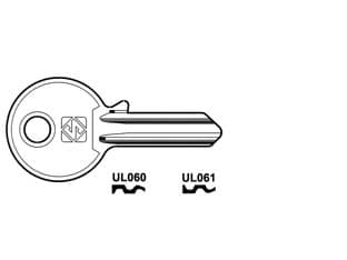 Chiavi per Cilindri Universal 4 Spine Piccole in Acc. Nich. UL060 20 Pezzi - 2