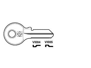 Chiavi per Cilindri Viro 4 Spine Piccole VI084 Dx Silca 20 Pezzi - 2