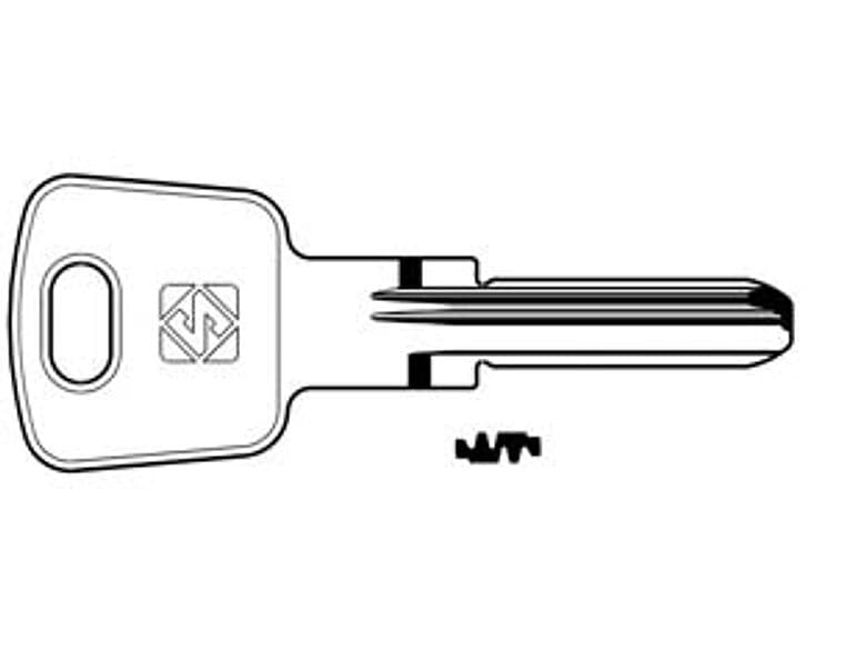 Chiavi Punzonate per Cilindri Omec 6 Spine OC6 Silca 5 Pezzi - 2