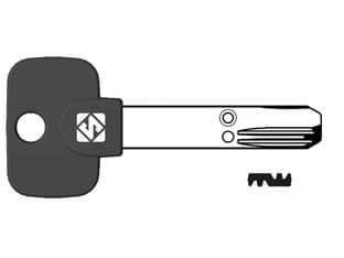 Chiavi Punzonate per Cilindri Mul T Lock MTK18RP Silca 5 Pezzi - 2
