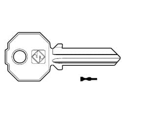 Chiavi per Cilindri Prefer 5 Spine Grandi PF092S Silca 10 Pezzi - 2
