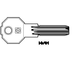 Chiavi Punzonate per Cilindri Prefer 6 Spine PF21 Silca 5 Pezzi - 2