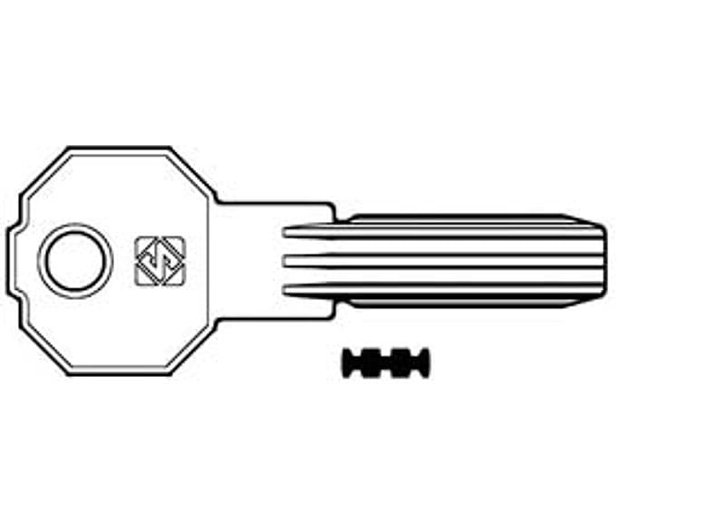 Chiavi Punzonate per Cilindri Prefer 6 Spine PF20 Silca 5 Pezzi - 2