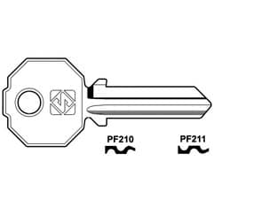 Chiavi per Cilindri Prefer 5 Spine Grandi PF211 Sx Silca 10 Pezzi - 2