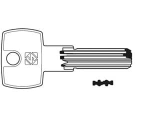 Chiavi Punzonate per Cilindri Potent 6 Spine PT9 Silca 10 Pezzi - 2