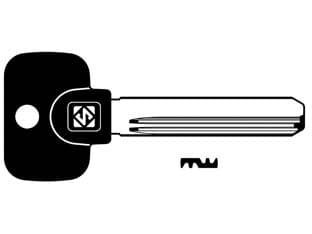 Chiavi Punzonate per Cilindri Mul T Lock 10 Spine MTK4RPX Silca 5 Pezzi - 2