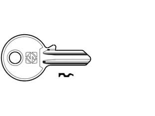 Chiavi per Cilindri Universal 3 Spine Piccole UL056 in Acc. Nich 20 Pezzi - 2
